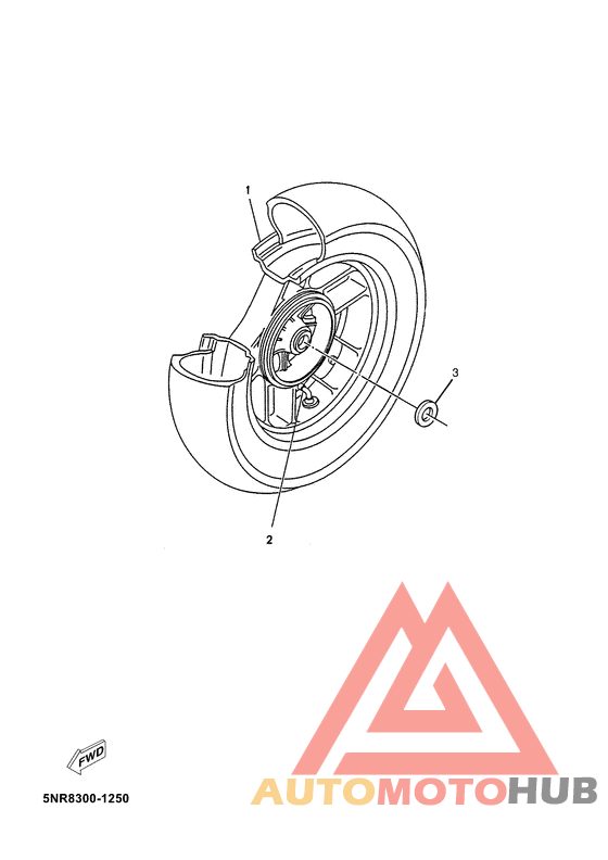 Переднее колесо
