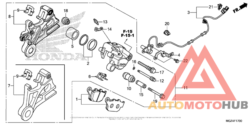 Задний суппорт