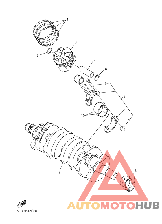 Vilebrequin & piston