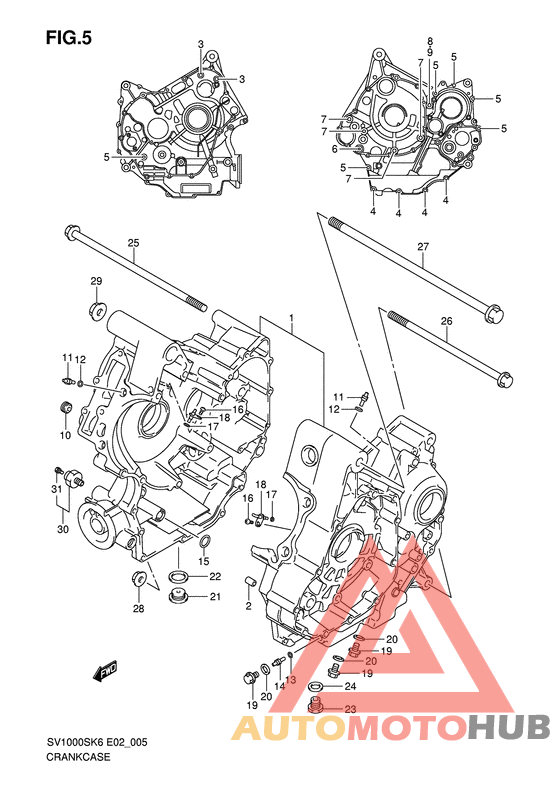 Картер двигателя