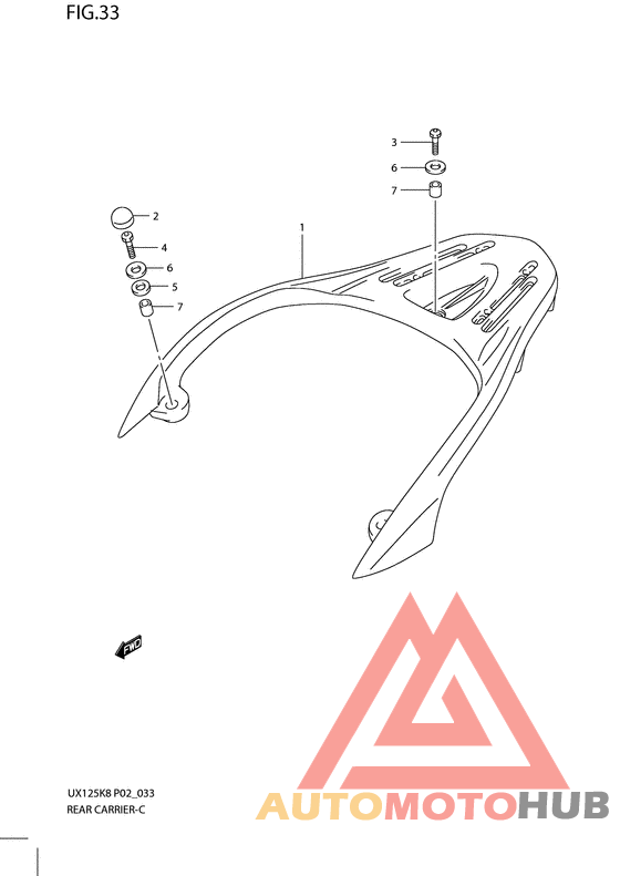 Rear carrier