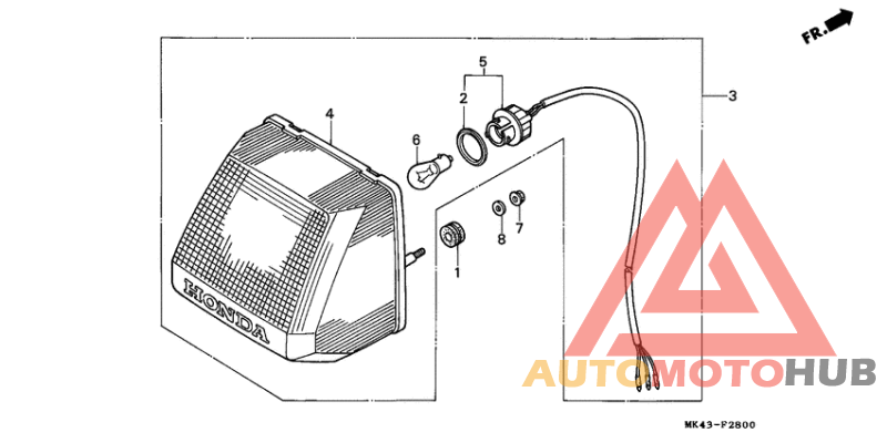 Taillight unit ass`y