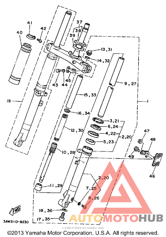 Передняя вилка