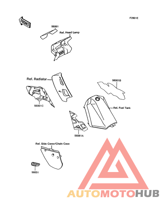 Decals(blue)(kmx125-b8)
