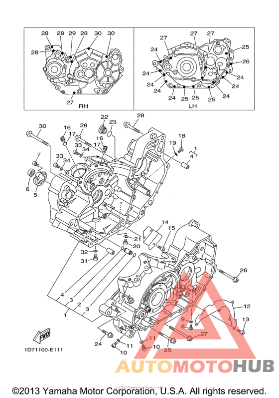 Картер двигателя