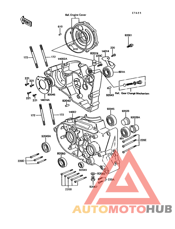 Картер двигателя