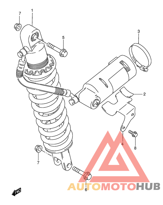 Задние амортизаторы
