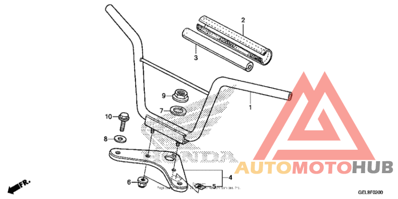 Handlebar + top bridge