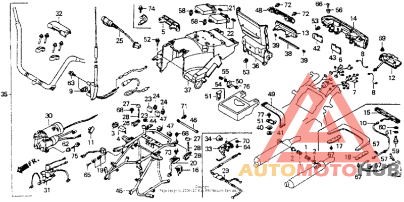 Saddlebag&trunk set (2) 92