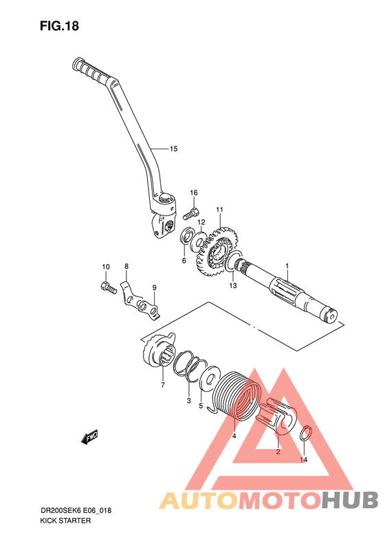 Ножной стартер