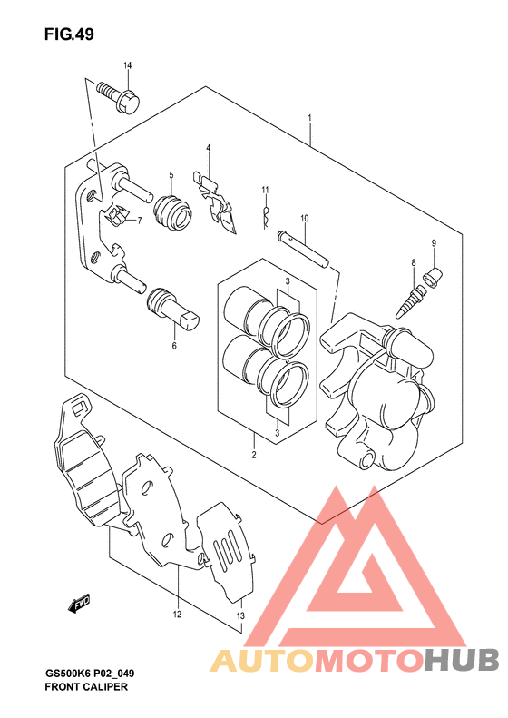 Передний суппорт