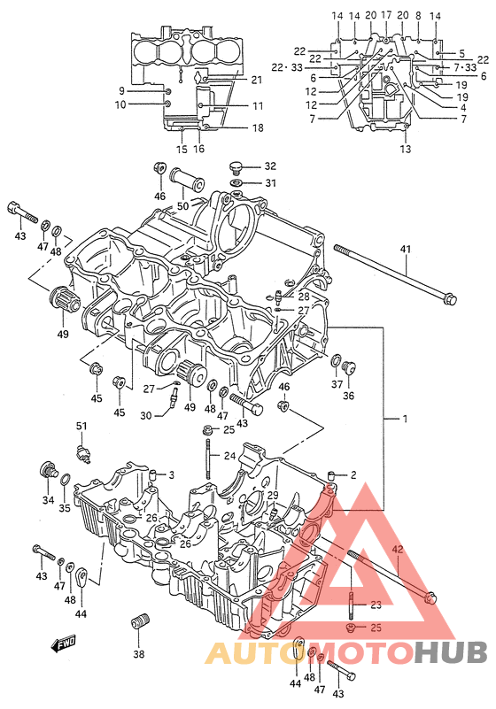 Картер двигателя