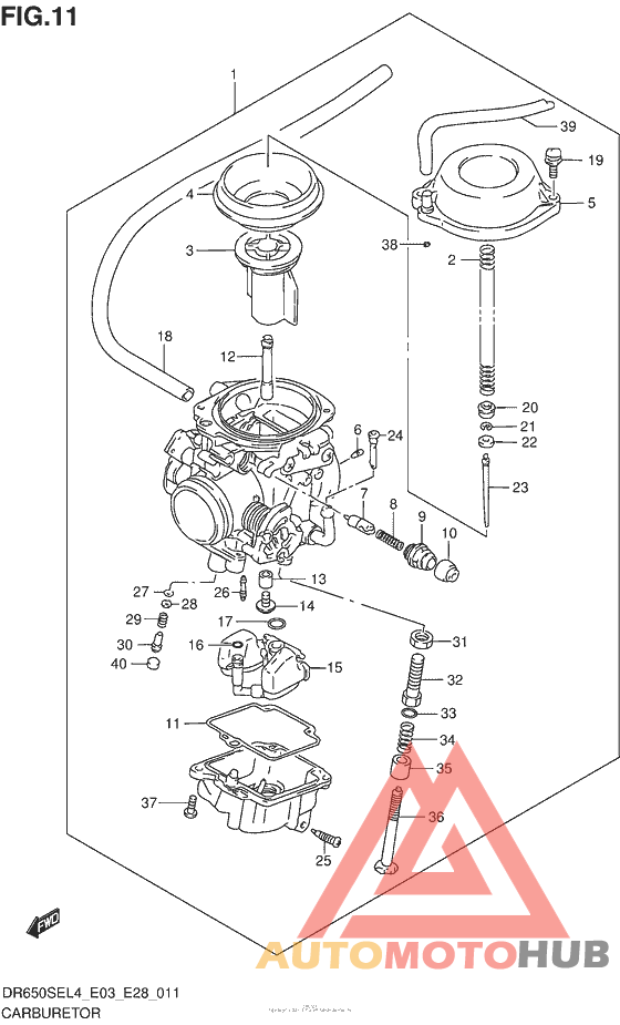 Carburetor (Dr650Sel4 E03)