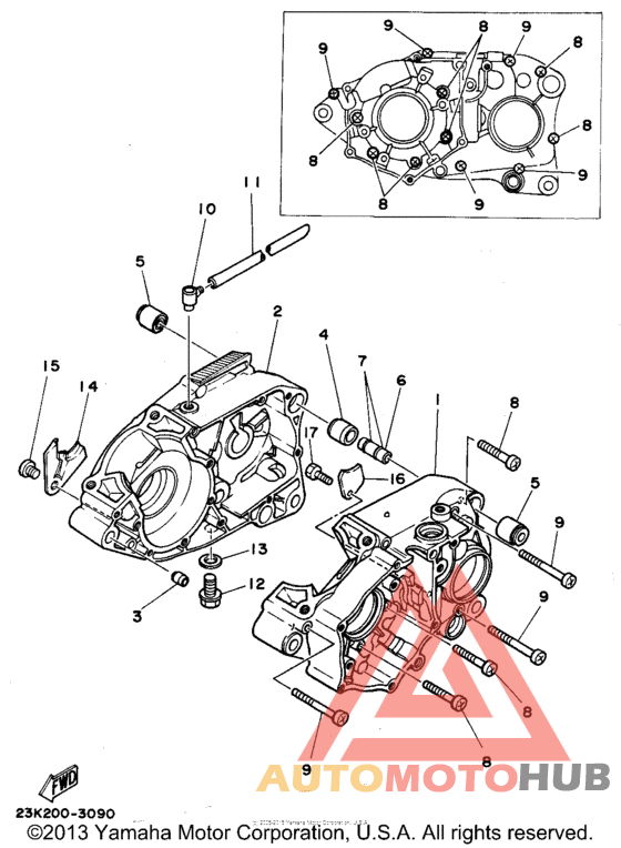 Картер двигателя