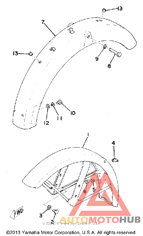 Front fender - rear fender