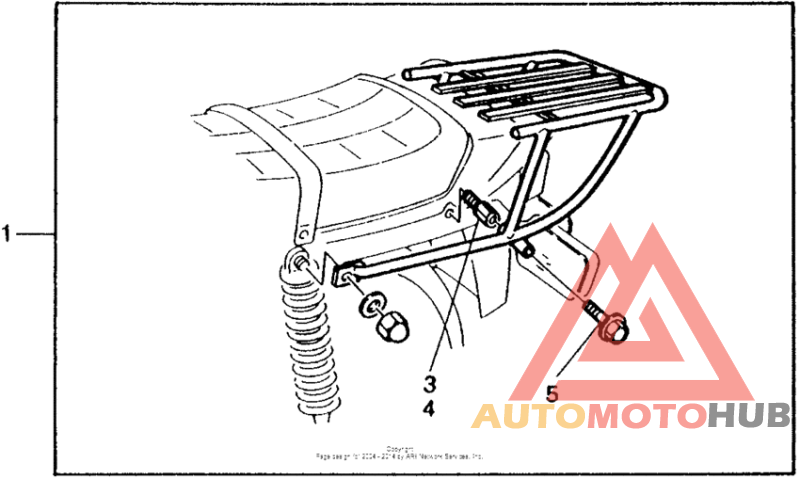 Luggage rack (one piece) 79