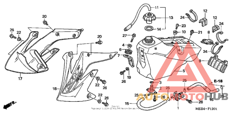 Fuel tank ('05-)
