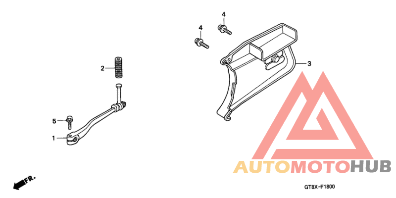 Pedal/kick starter arm
