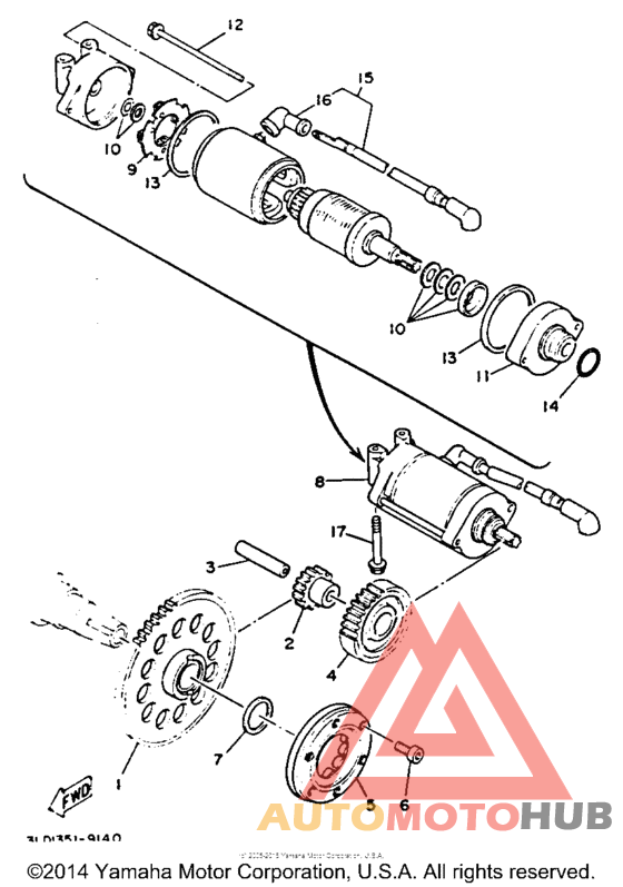 Муфта стартера