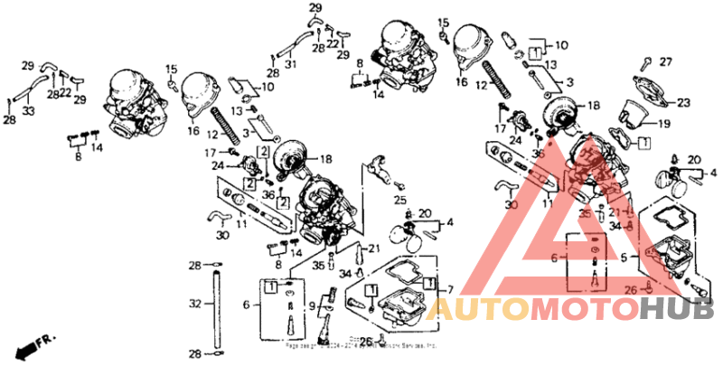 Компоненты карбюратора