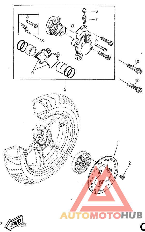 Задний суппорт