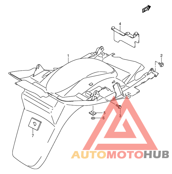 Заднее крыло