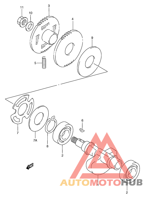 Балансир кривошипа