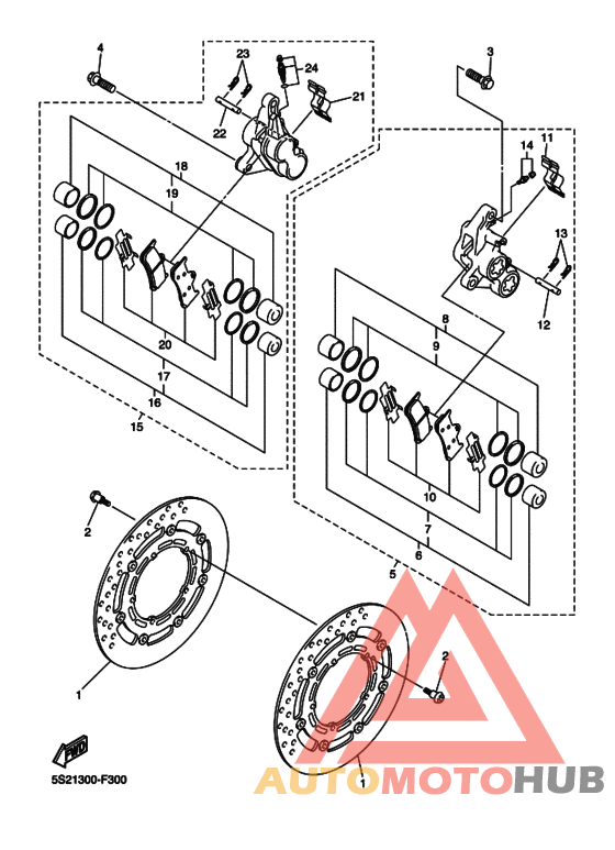 Передний суппорт