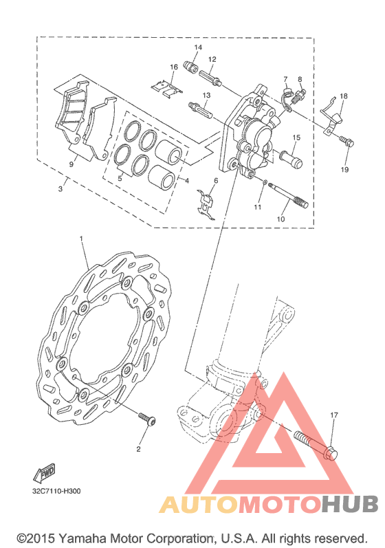 Передний суппорт