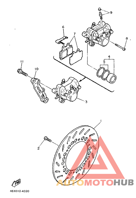 Задний суппорт