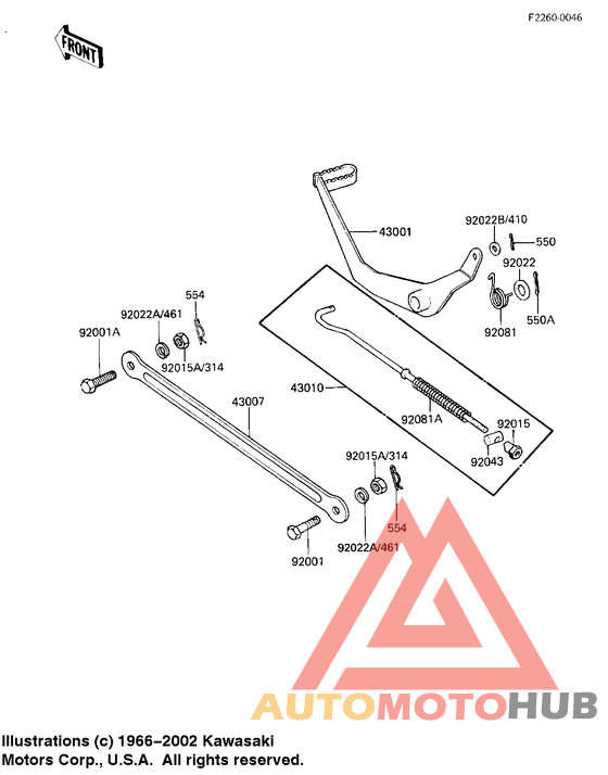 Педаль тормоза