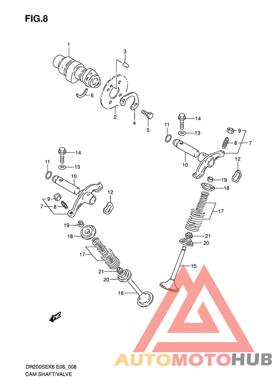 Распред вал/клапана