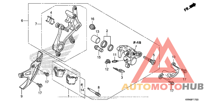 Задний суппорт