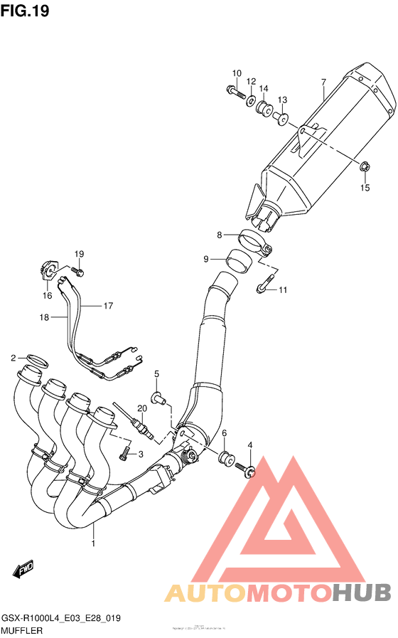 Muffler (Gsx-R1000L4 E03)