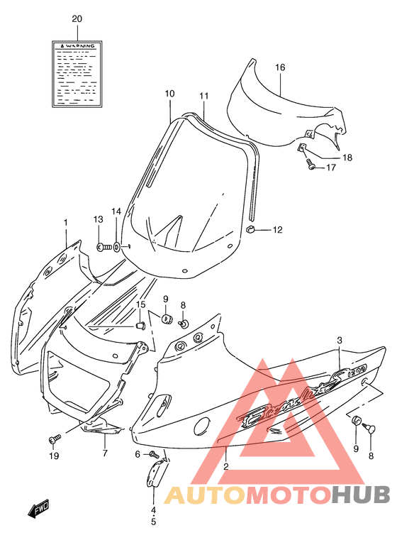 Cowling body