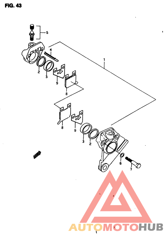 Задний суппорт