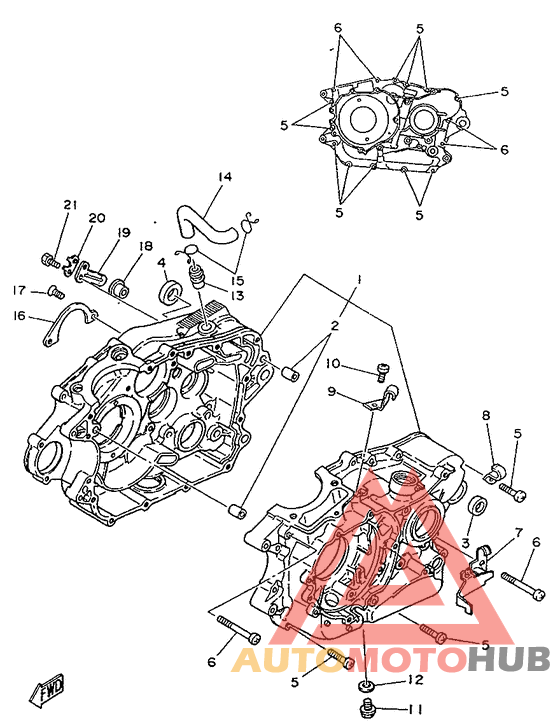 Картер двигателя