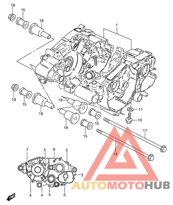 Картер двигателя