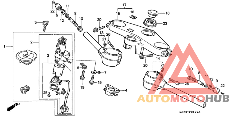 Handle pipe/top bridge
