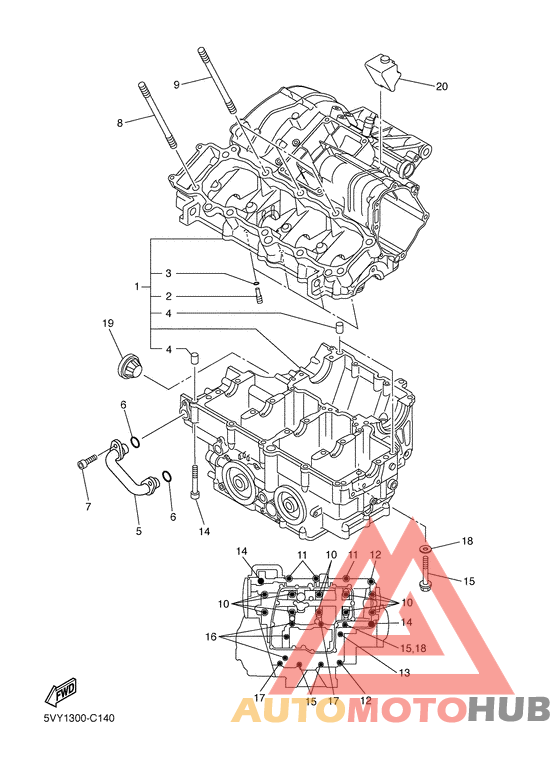 Картер двигателя