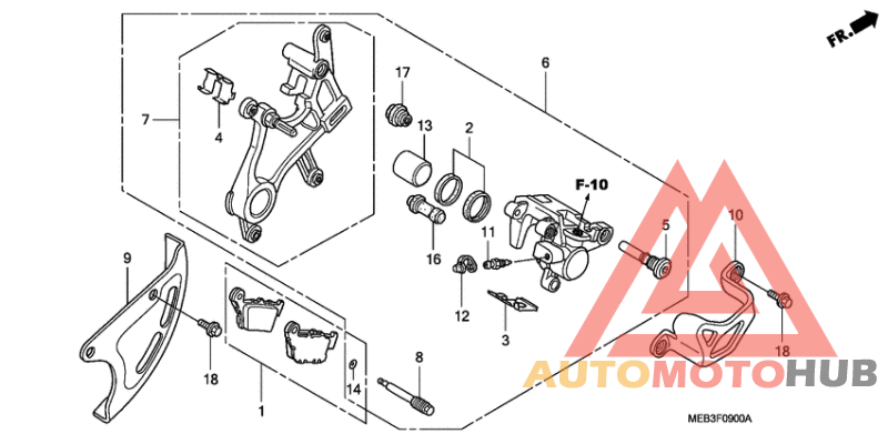 Задний суппорт