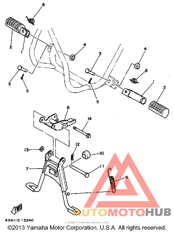 Stand - footrest