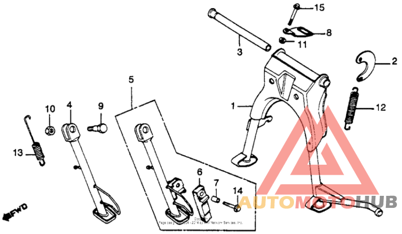 Main stand + side stand