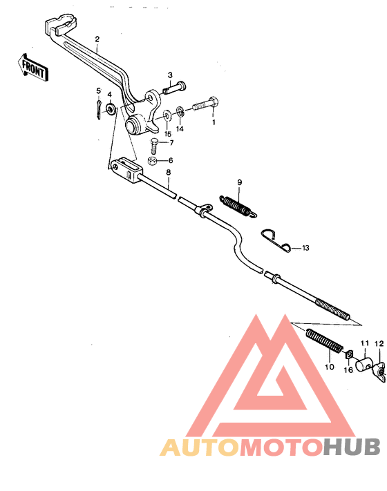 Педаль тормоза