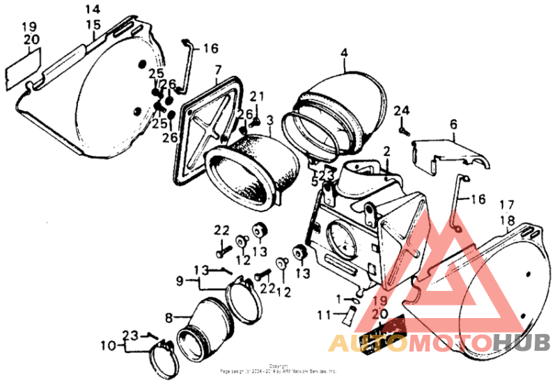 Air cleaner + side cover m1