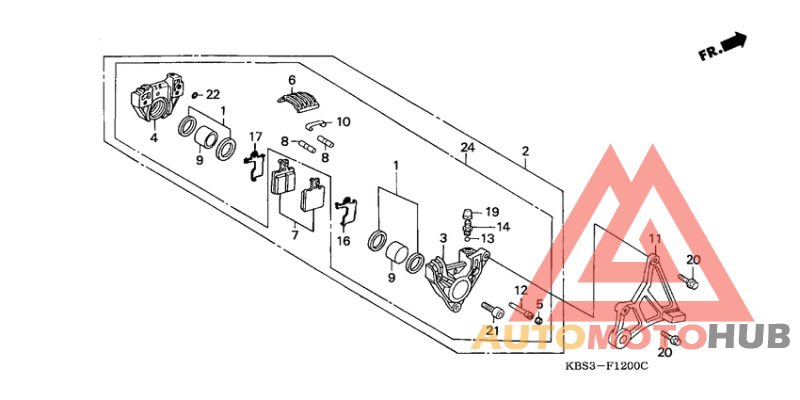 Задний суппорт