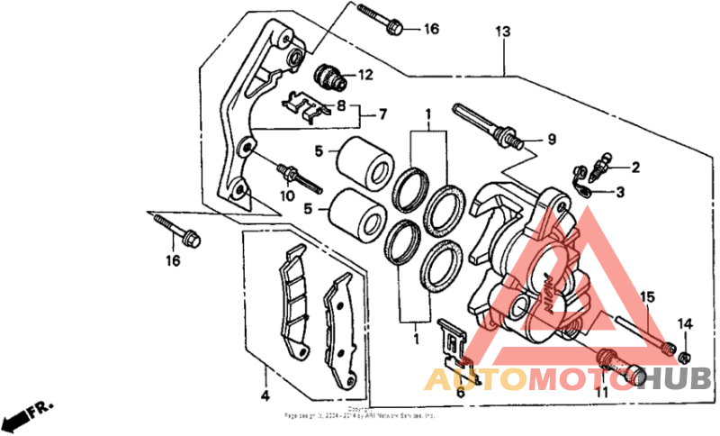 Передний суппорт