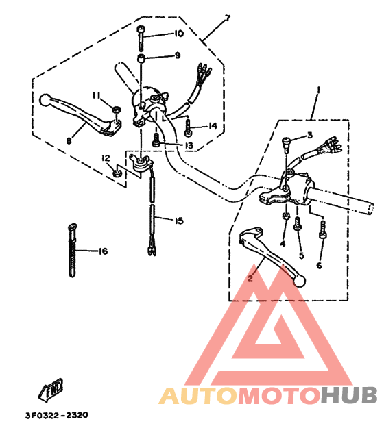 Interruptor  manillar&palanc