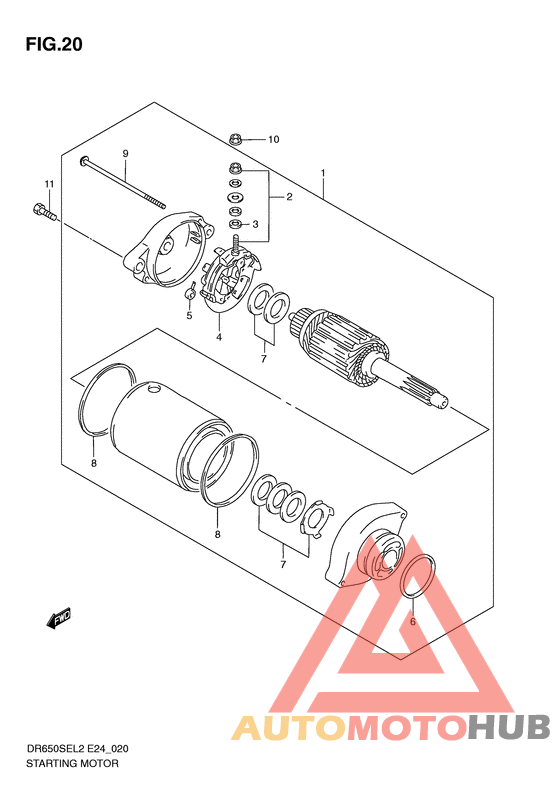 Стартерный мотор