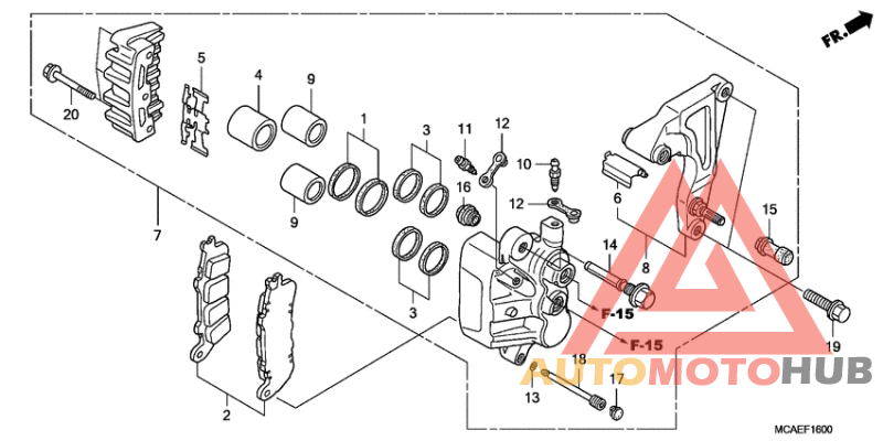 Задний суппорт